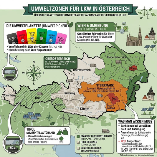 Umweltzonen für Lkw in Österreich