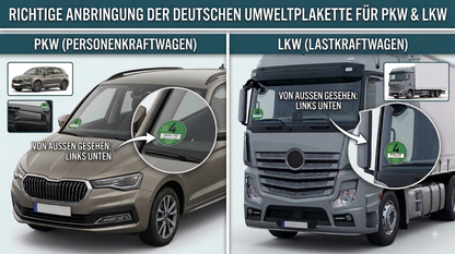 Niemiecka plakietka ekologiczna ZIELONA - plakietka oznaczająca niską emisję cząstek stałych, grupa emisji 4